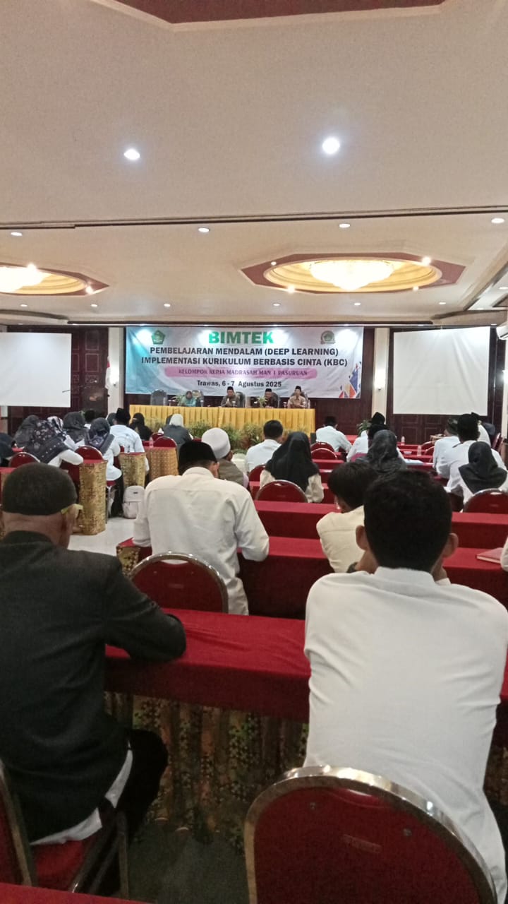 MA Darussalam Ngembe Tingkatkan Mutu Pendidikan Lewat Bimtek Deep Learning & Kurikulum Cinta